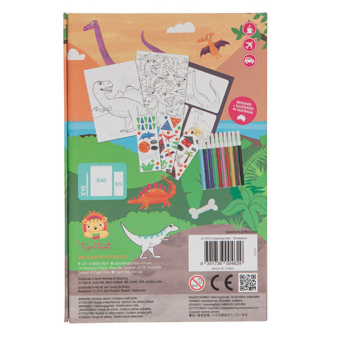 TIGER TRIBE - Colouring Set - Dinosaurs